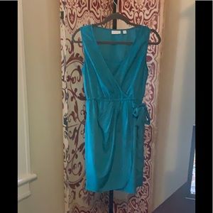New York and Company turquoise dress size S